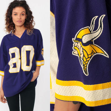 Flying Apple Vintage 90s Minnesota Vikings NFL Jersey Shirt - Small