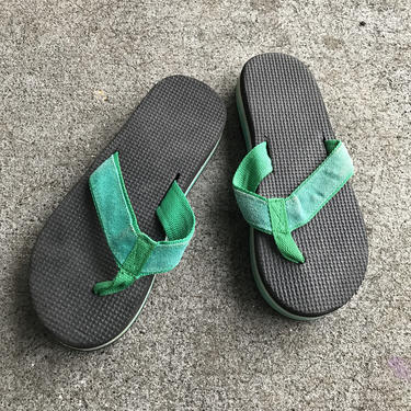 Rainbow Flip Flops in the 80s