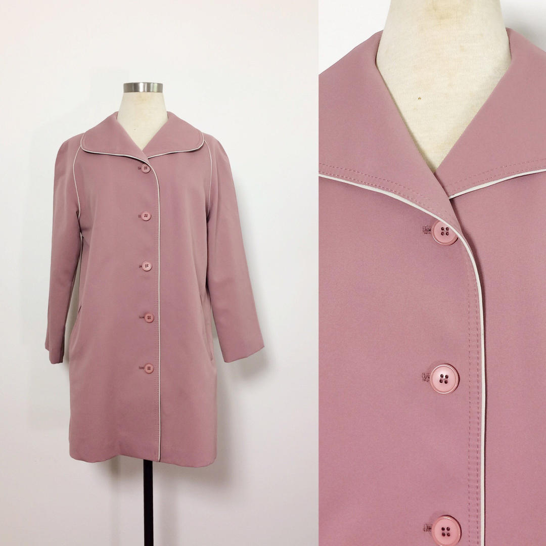 Mauve Jacket Lightweight Fall Jacket Button Up Jacket