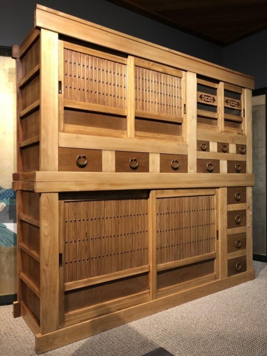 Japanese Antiques Mizuya Kitchen Tansu Chest Kuraya Japanese Antiques