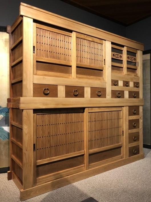 Japanese Antiques Mizuya Kitchen Tansu Chest Kuraya Japanese Antiques