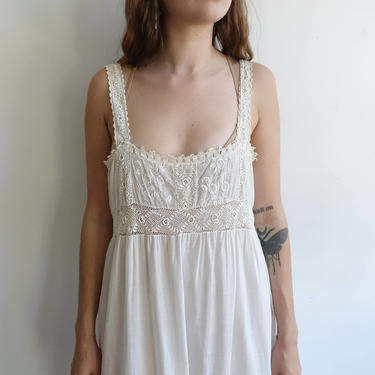 white christmas dresses Vintage 1950s 1960s White Baby Slip Dress