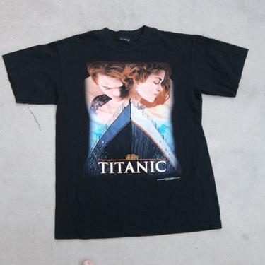 Vintage T-Shirt 1990s Leonardo DiCaprio Titanic Medium Hollywood Movie Collectors 