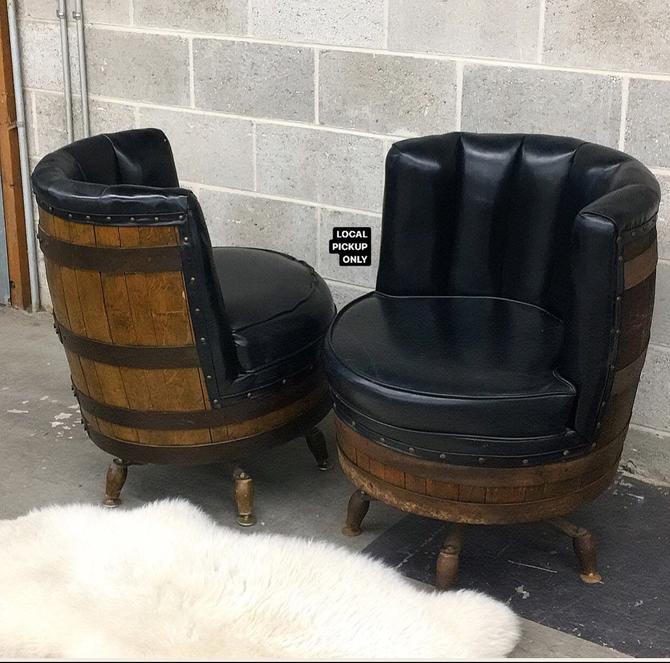 Vintage barrel best sale chairs for sale