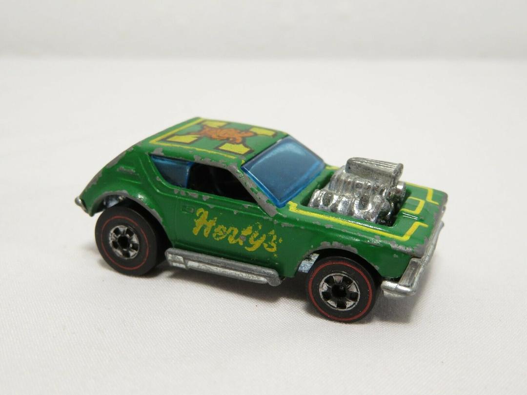 Hot Wheels Redline Gremlin Grinder 1974 Green Made In Hong