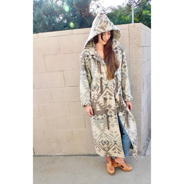 Wool Coat, top Wave Jacket, Wool Sweater, Hippie coat, Fleece lined Hoodie, Fleece Lined inside