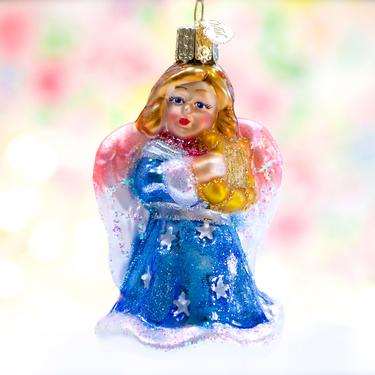 VINTAGE: OWC Angel Glass Ornament - Old World Christmas - Holiday Christmas - Mercury Ornament - SKU 30-402-00033496 