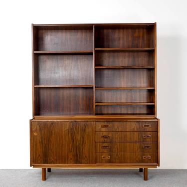 Danish Modern Rosewood Bookcase Cabinet - (320-023) 