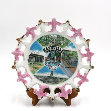 vintage Nashville souvenir plate made in Japan 
