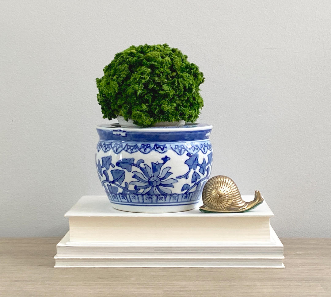 家、居間の装飾、アンティークの青と白のドラゴンパターンポット THE-SECRET-GARDEN Blue & White シノワズリ ジンジャージャー