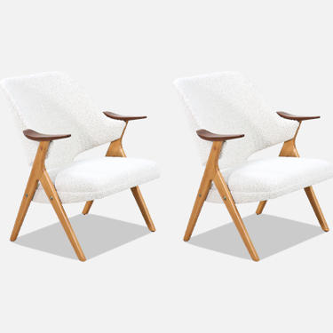 Rolf Rastad & Adolf Relling Lounge Chairs for Hjellegjerde