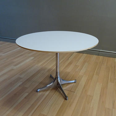 George Nelson pedestal end table by Herman Miller 