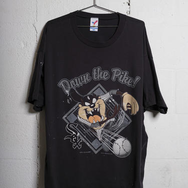 Vintage 90S Mlb San Diego Padres Looney Tunes Taz Shirt Baseball