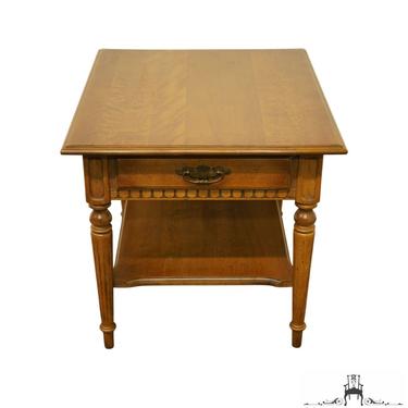 ETHAN ALLEN Classic Manor Solid Maple 23" Square Accent End Table 15-8424 