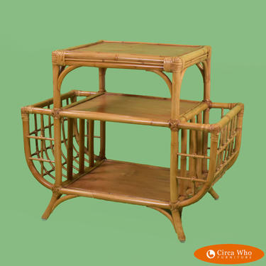 Vintage Magazine Rack/Table