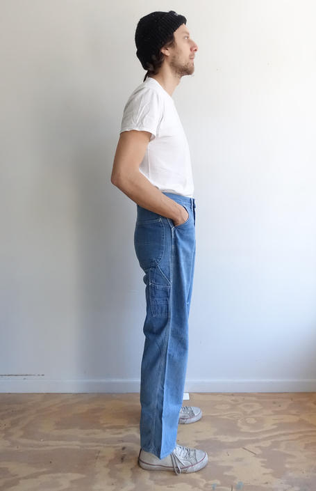 パンツ LEE / long L denim painter pants NOS 1950's 