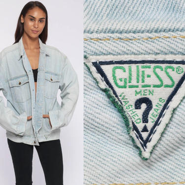 Guess jeans jacket mens hot sale