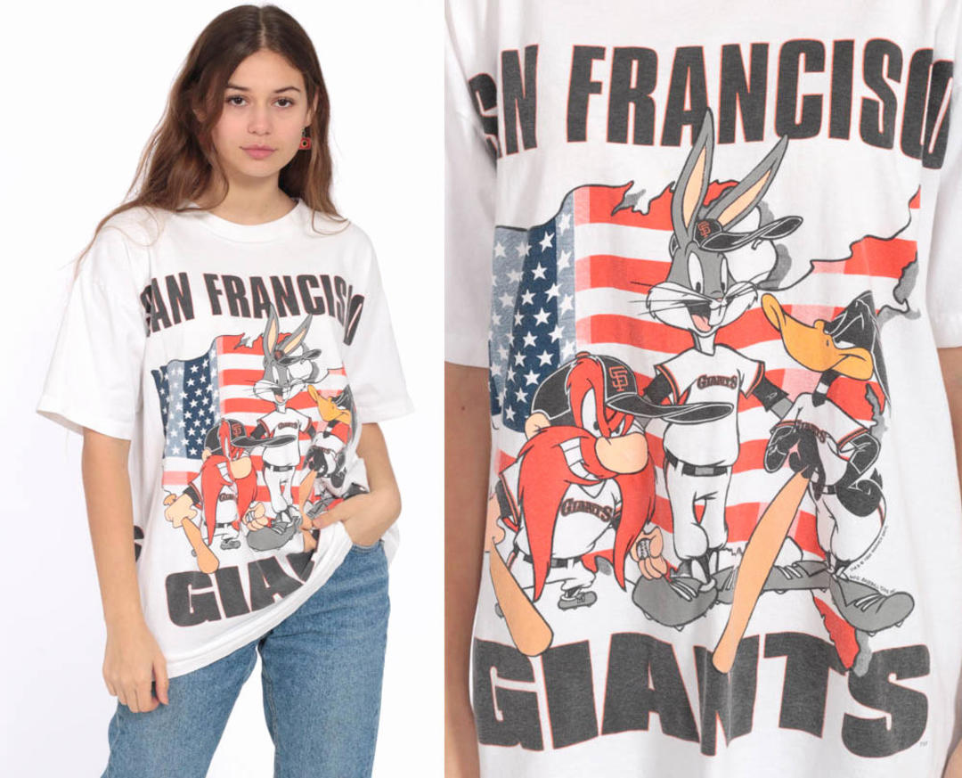 San Francisco Giants Looney Tunes Bugs Bunny Baseball Jersey