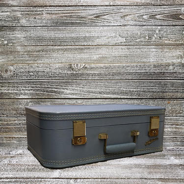 Vintage Lady Baltimore Suitcase, Overnight Case, Antique Baltimore 