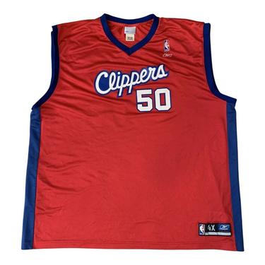 Vintage Corey Maggette LA Clippers Red Basketball Jersey XXXXL
