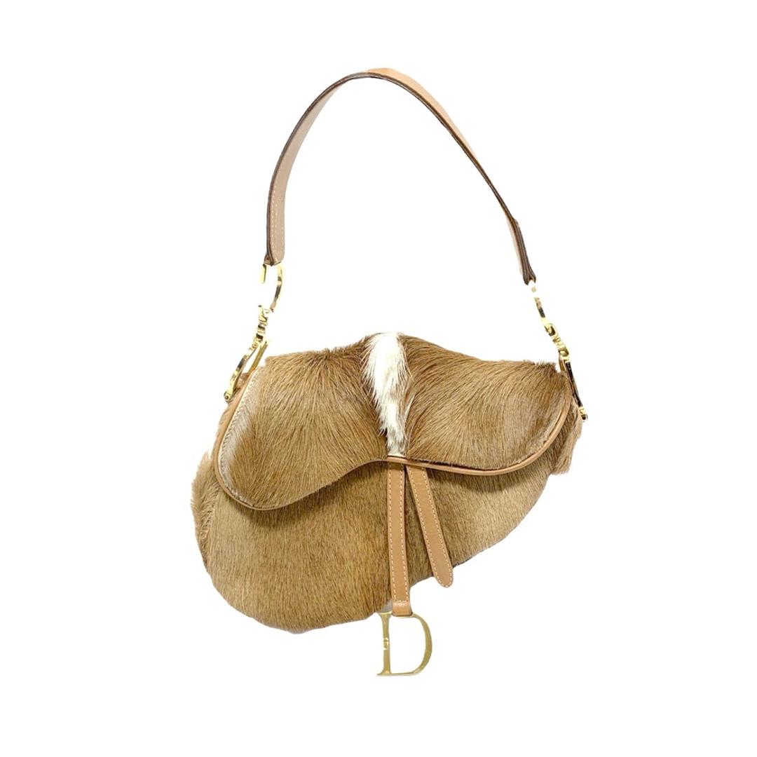 Vintage Dior Brown Leather Saddle Bag – Treasures of NYC