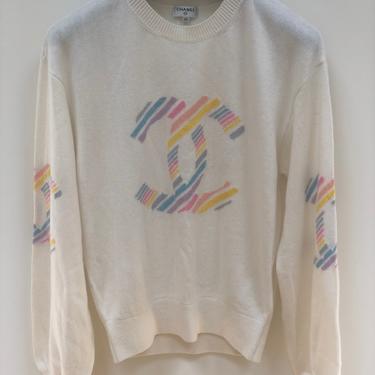 Chanel rainbow clearance sweater