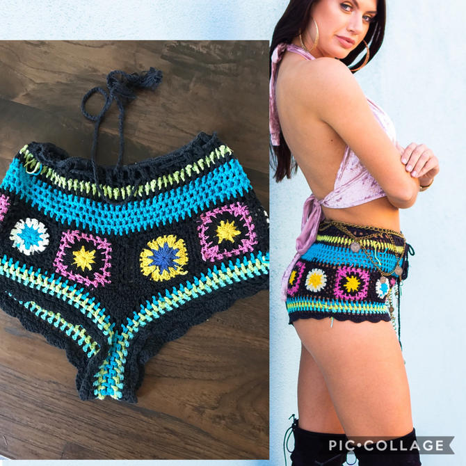 Crochet hotsell booty shorts