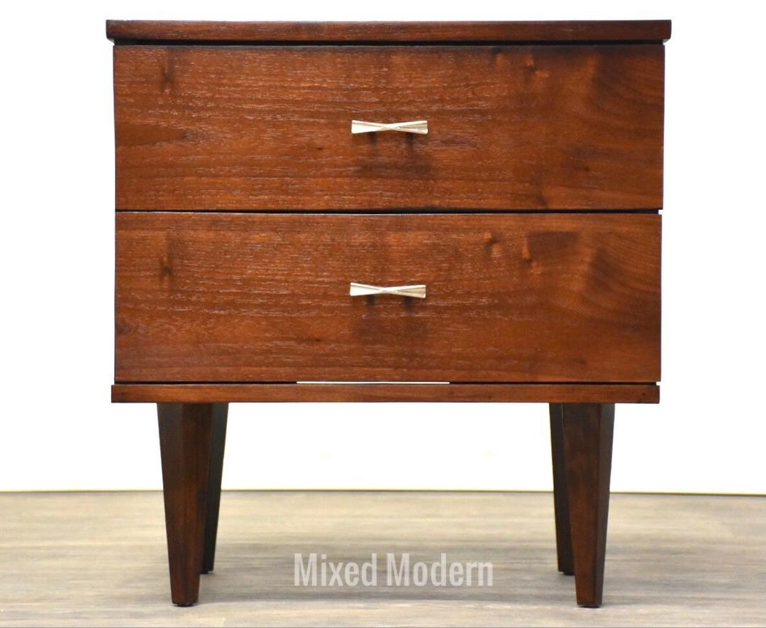 Walnut Nightstand by Harmony House Mixed Modern Nashua, NH