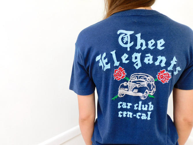 Chain Stitch California Car Club Tee // vintage tee 70s t