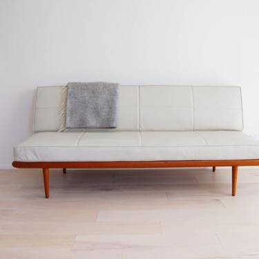 Danish Modern Minerva Teak Daybed  by Peter Hvidt and Orla Mølgaard Nielsen France and Son Made in Denmark 