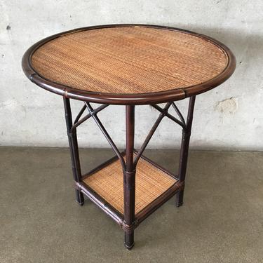 Palecek Rattan Side Table