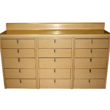 Mid Century Blonde Cabinet with Slim Line Drawers