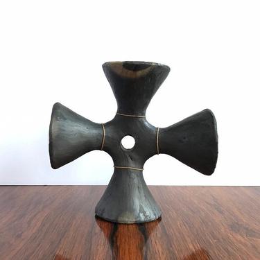 Vintage Oaxacan Pottery Wedding Bell - Eames House Doorbell 