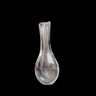 Vintage Modern Art Glass Vase Kosta Boda Raindrop Vase #47800 by Goran Warff Sweden Scandinavian Swedish 