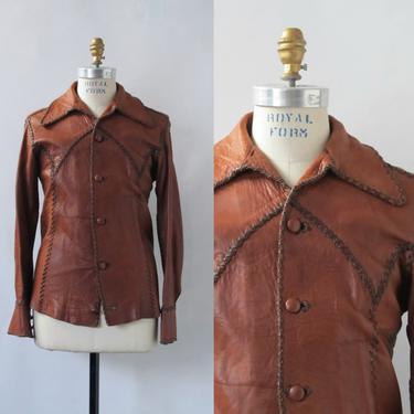 NORTH BEACH LEATHER Vintage 70s Jacket | 1970s Hand | Love Street