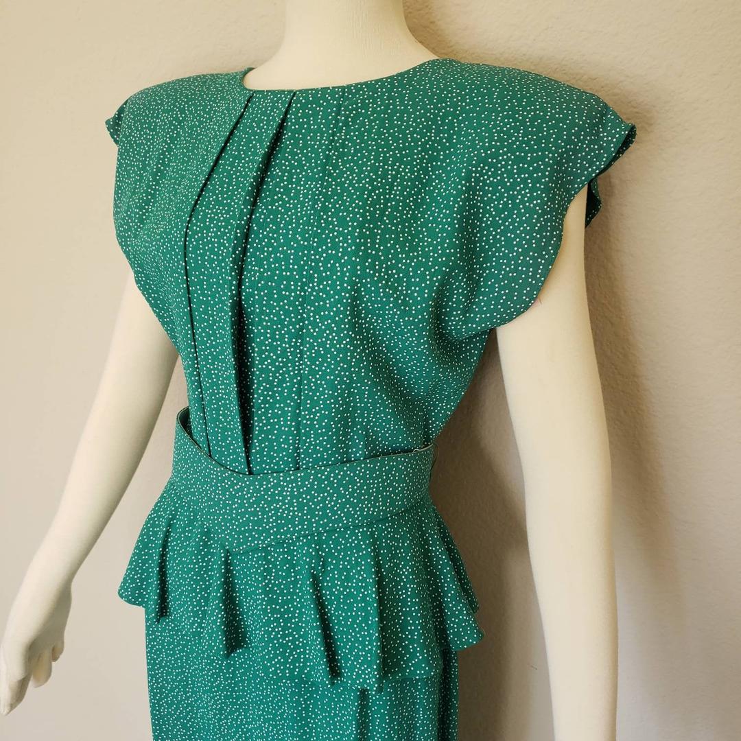 vintage-dress-80s-does-50s-80s-dress-polka-dot-dress-old-fashioned