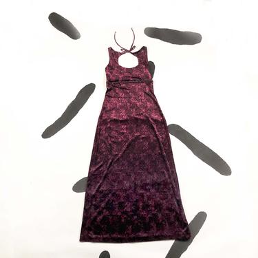 1990s Betsey Johnson Dress / Burnout Velvet Slip Dress / 1990 | Off  Broadway Vintage - Albuquerque, NM | ATTIC