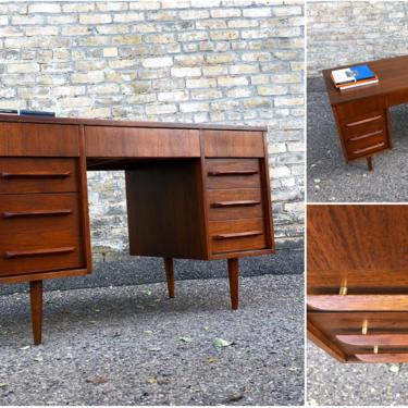 Restored Walnut Desk By Flanders 