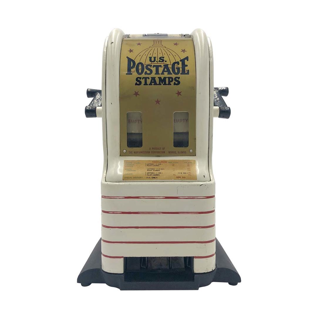 1960s Northwestern Corp Us Postage Stamp Vending Machine Dispenser