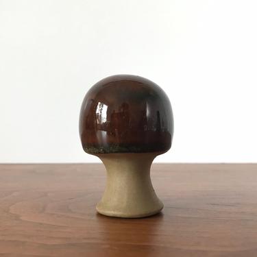 Robert Maxwell Pottery Mid Century Mushroom Figurine 