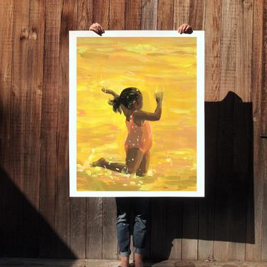 Sparkle .  extra large wall art . giclee print 