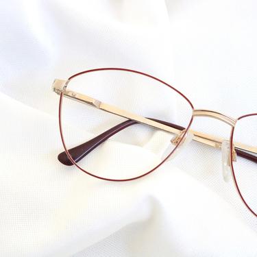 Vintage Brick Wire Eyeglasses Frames 