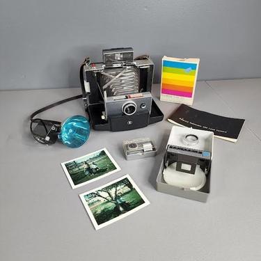 Vintage Polaroid Land Camera Automatic 100 with Accessories 