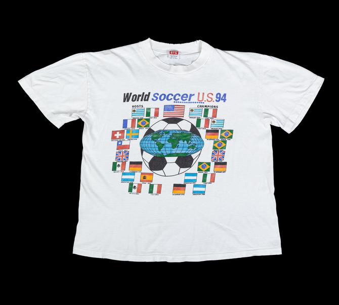 1994 World Cup Soccer T Shirt - Large | Vintage 90s USA