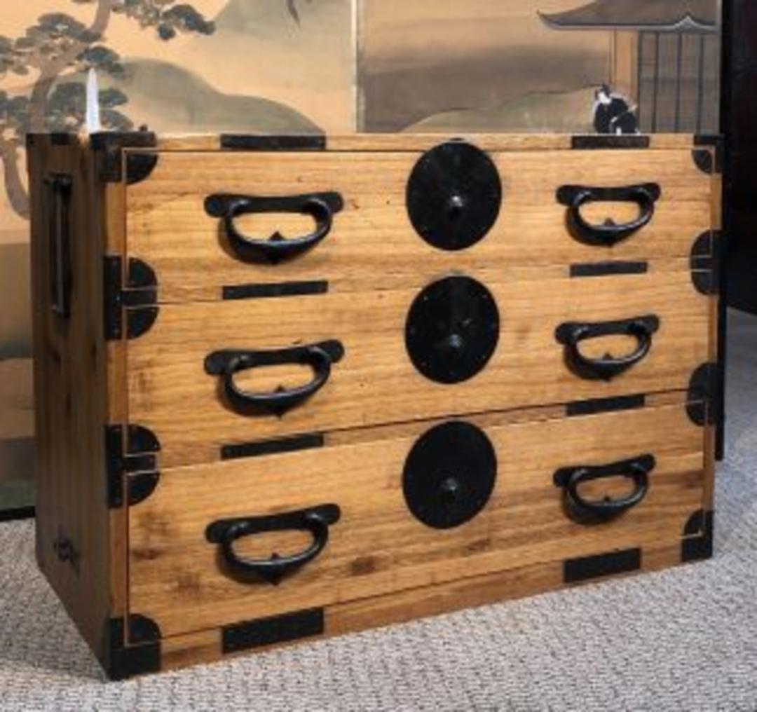 Antique Japanese Han Tansu Clothing Chest San Francisco, CA