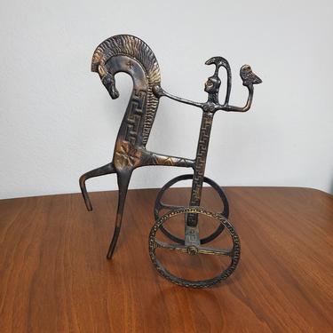 Frederic Weinberg Style Etruscan Metal Sculpture 