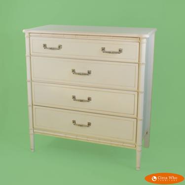 Faux Bamboo Chest