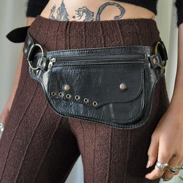 90s Leather Fanny Pack