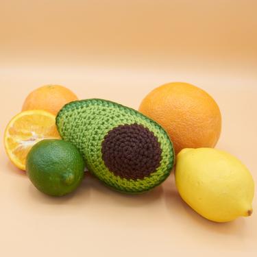 Knit Avocado Rattle