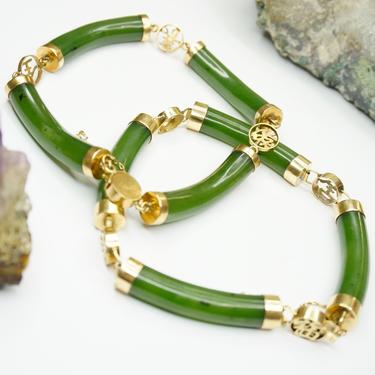 vintage chinese jade bracelet